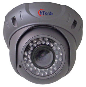 40M IR Waterproof 2.5X Manual Varifocal Dome Camera